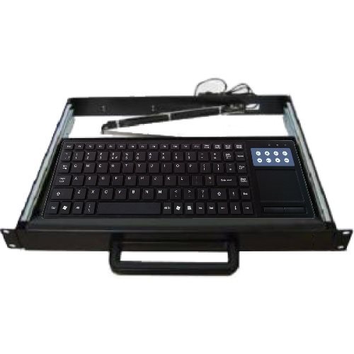 Liymo 1U Rackmount Keyboard Drawer - with Touchpad